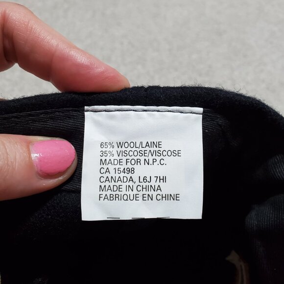 VINTAGE Niagara Falls Wool Blend Faux Suede Cap Hat Embroidered Unisex OS - Picture 8 of 8